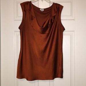 Copper Sleeveless Blouse